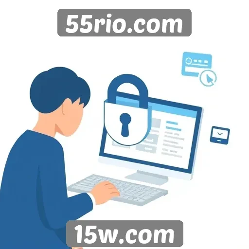 Recursos de segurança no site 55rio.com