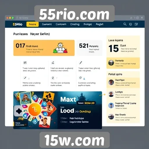 Avaliação da interface do usuário do site 55rio